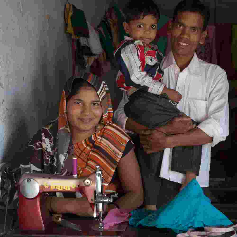 Sewing / Tailoring class provides poverty alleviation for this family