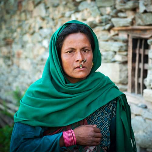 Tarana, widowed due to the earthquake disaster in Nepal that took her husband