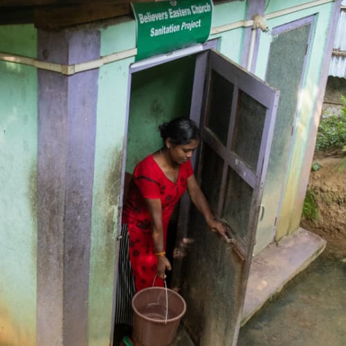 GFA World outdoor toilets provide safety and sanitation to women and girls