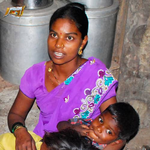Dayita and her children were trapped in poverty