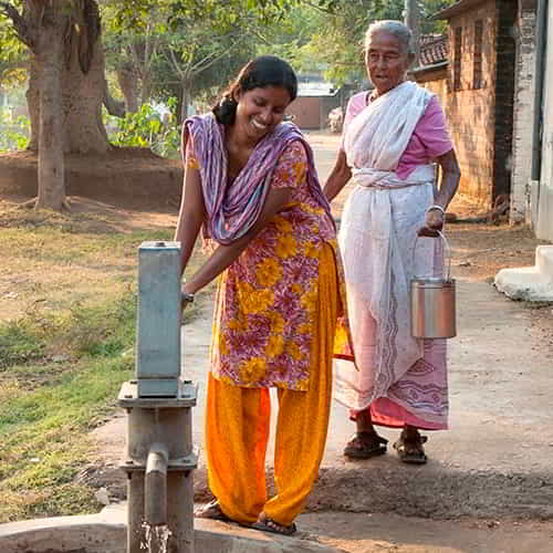 Clean water through GFA World (Gospel for Asia) Jesus Wells bring hope and health to widows