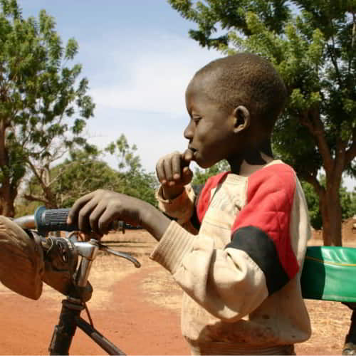 Young boy from Burkina Faso