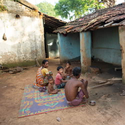The effect of poverty is crippling to many families in South Asian society