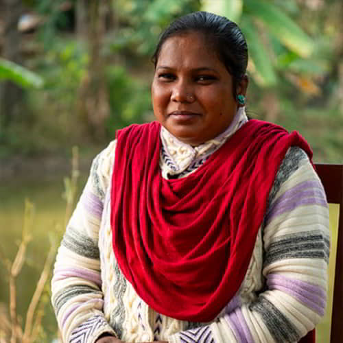 After Kalyani received a warm sweater through a GFA gift distribution, her mysterious illness vanished