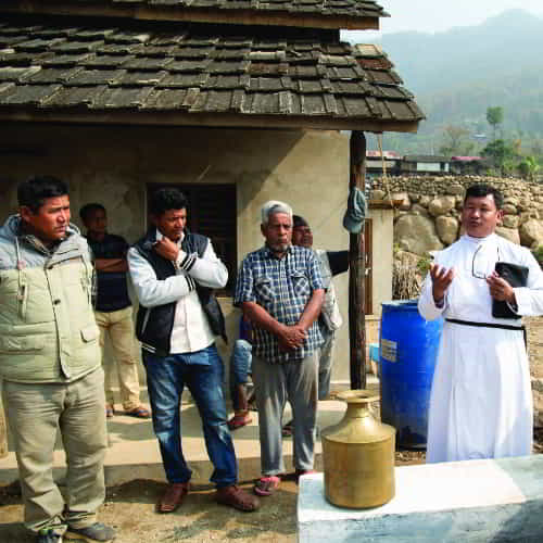 GFA World collaborated with communities in South Asia to implement sanitation solutions