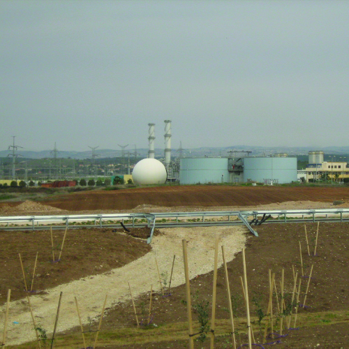 Wastewater reclamation plant in Israel