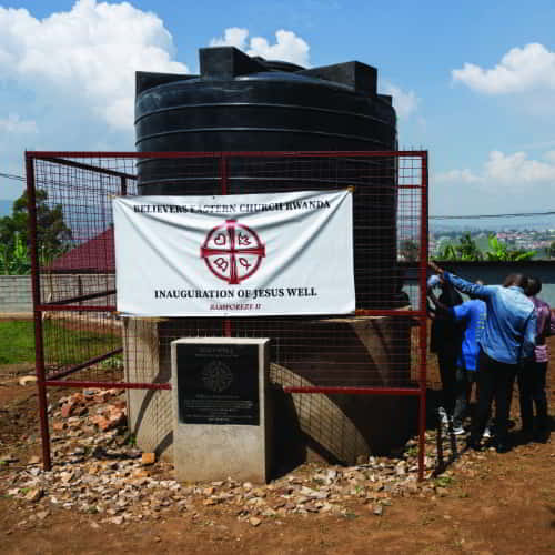 In many parts of the world, one solution to provide clean water is to drill bore wells called Jesus Wells