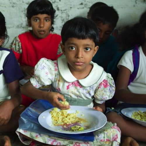 GFA World child sponsorship program provides nutritious food
