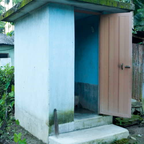 GFA World outdoor sanitation toilet