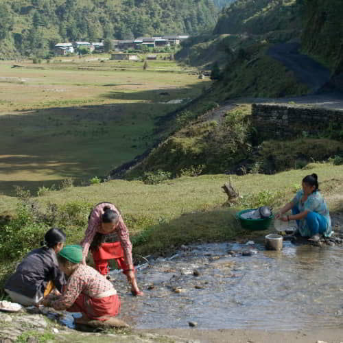 Many impoverished communities are dependent on impure open water sources