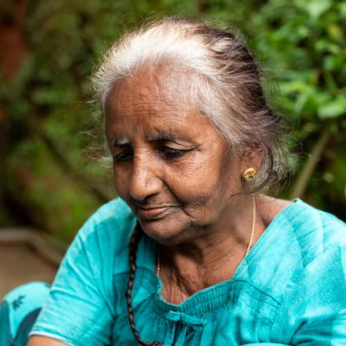 Like this elderly woman, many are trapped in generational poverty