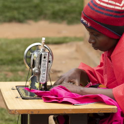 GFA World income generating gifts like sewing machines help address the plight of widows