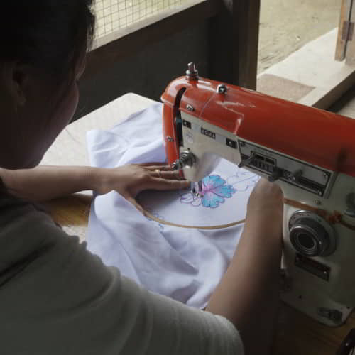 GFA World income generating gift of a sewing machine
