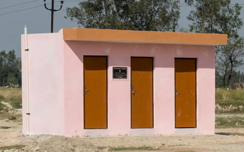 GFA World outdoor toilets provide safety and sanitation to women and girls