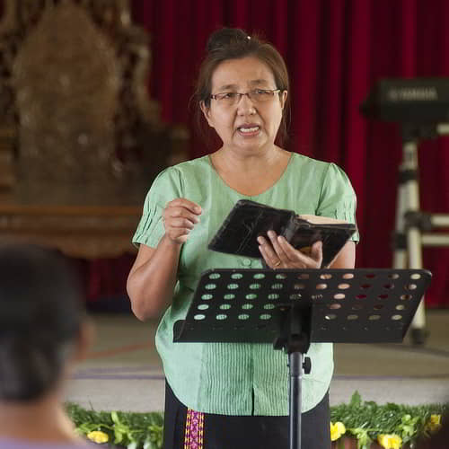 GFA World woman missionary reading God's Word