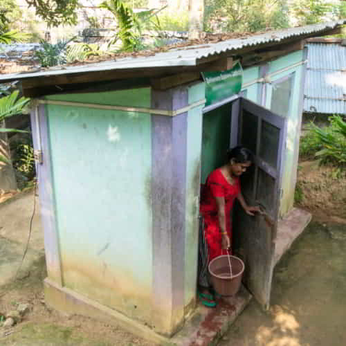 GFA World outdoor toilets provide dignity and security to women and girls