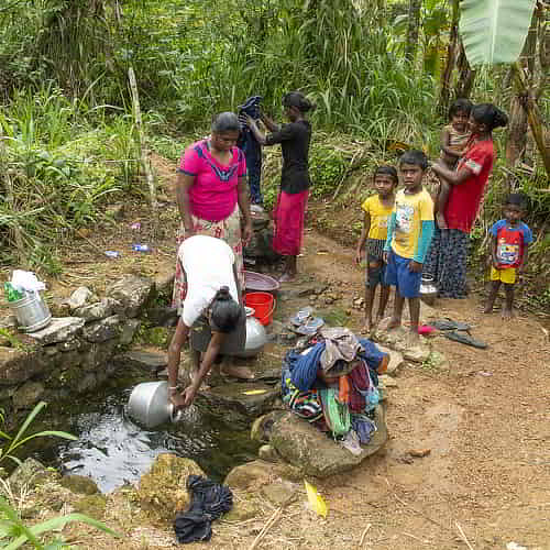 One of the effects of global water crisis is the health of children deteriorating