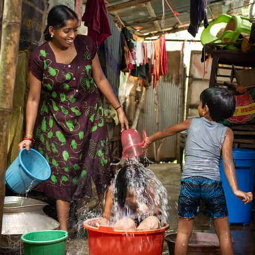 Family enjoys clean water through GFA World Jesus Wells