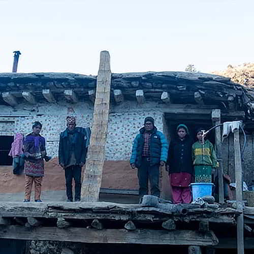 Pastor Mael, Ulla and their children moved to this village in 2016. Their house, like most others in the village, consists of stone, dirt and wooden posts—but, unfortunately, winter drafts still snake their way into the home.