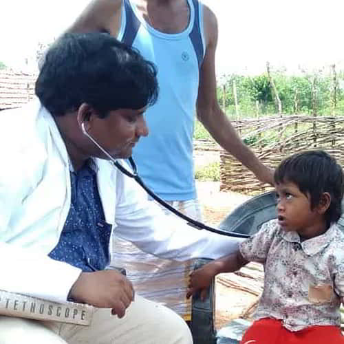 GFA national missionaries help remote villages in South Asia and Africa by hosting a free medical camp