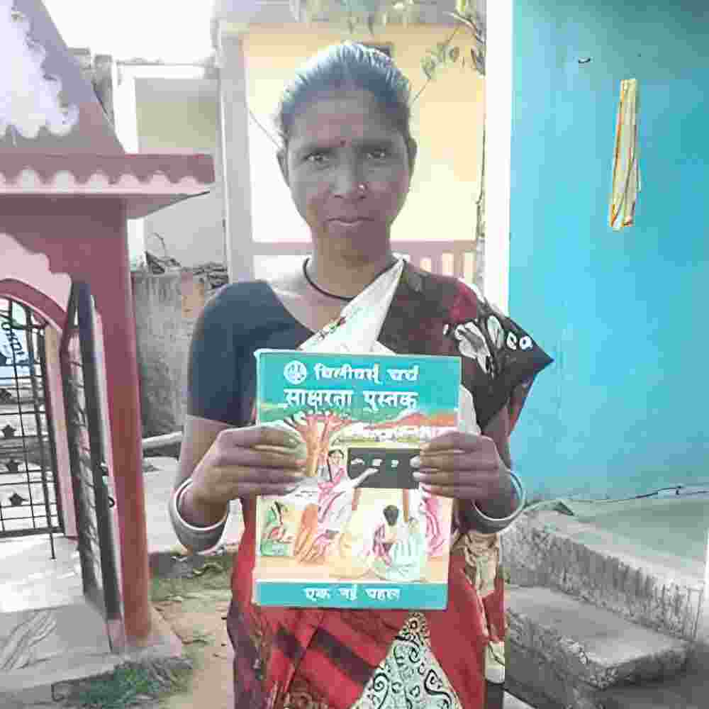 Preshti learned how to read and write through GFA adult literacy class