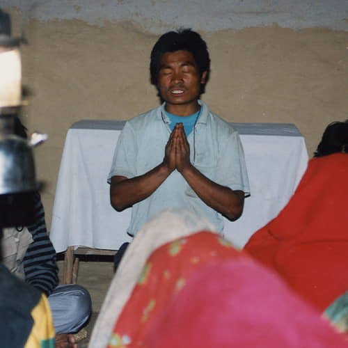 GFA World national missionary praying