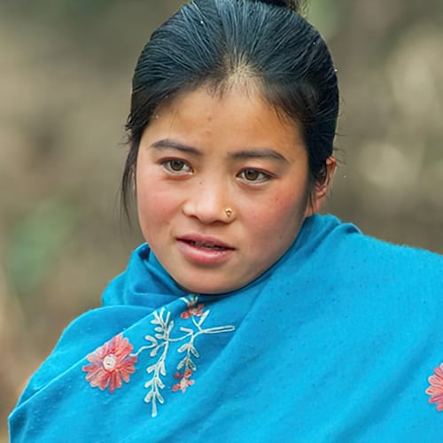 Shiuli, a widow from Nepal