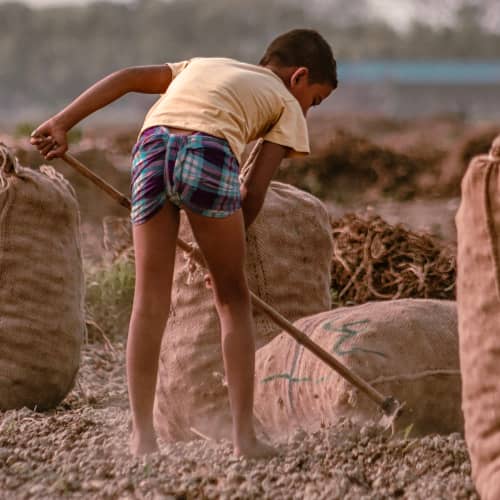 Child poverty and child labor in a village in Bangladesh
