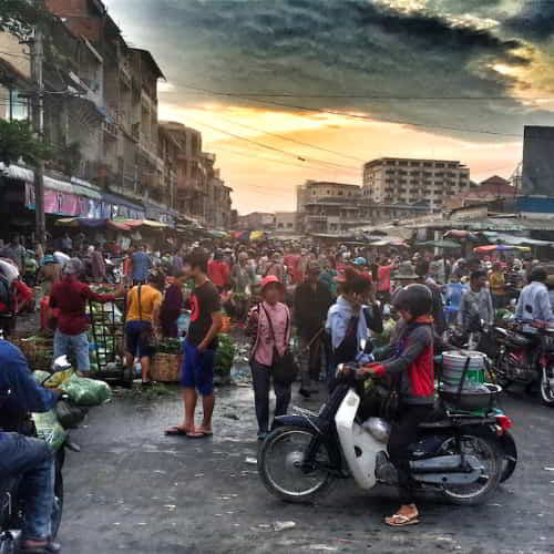 Slums in Cambodia