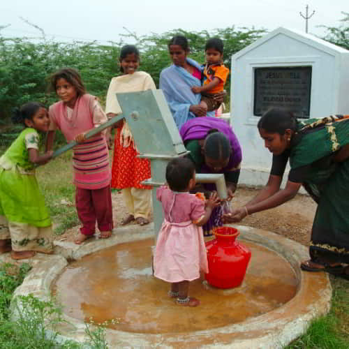 GFA World combats the physical effects on poverty through providing access to clean water