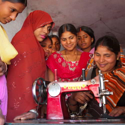 GFA World slum ministry empowering women through tailoring classes