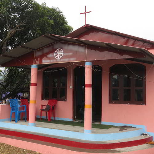 Through GFA World, a church building was constructed for national missionary Pastor Sothear's congregation
