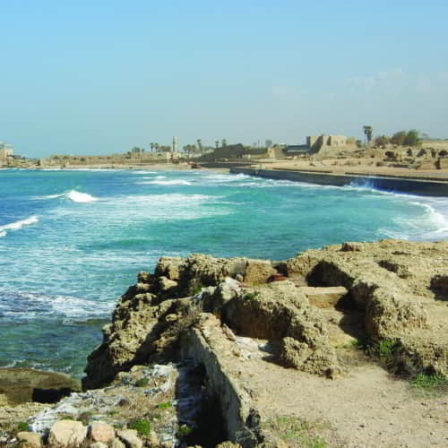 Israel coastline
