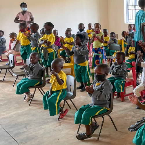 Sponsor a kid in Africa like these children in GFA World Child Sponsorship Program