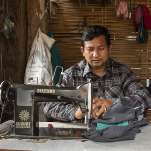 GFA World income generating gifts of sewing machines help in addressing social inequality